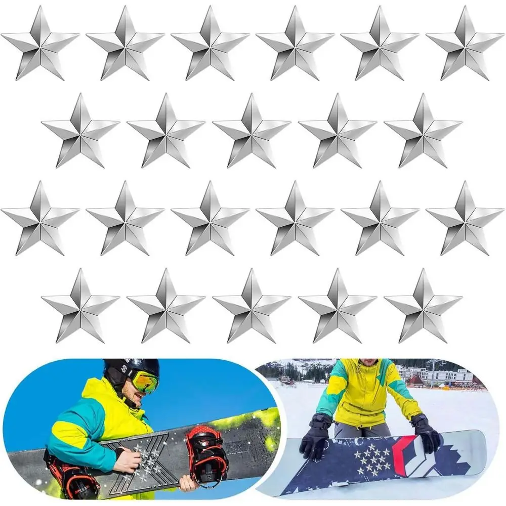 Almohadilla autoadhesiva de aleación para Snowboard, almohadillas de tracción para agarre de Snowboard, tacos de tracción para Snowboard, agarre de tablero, 10 Uds. - imagen 2