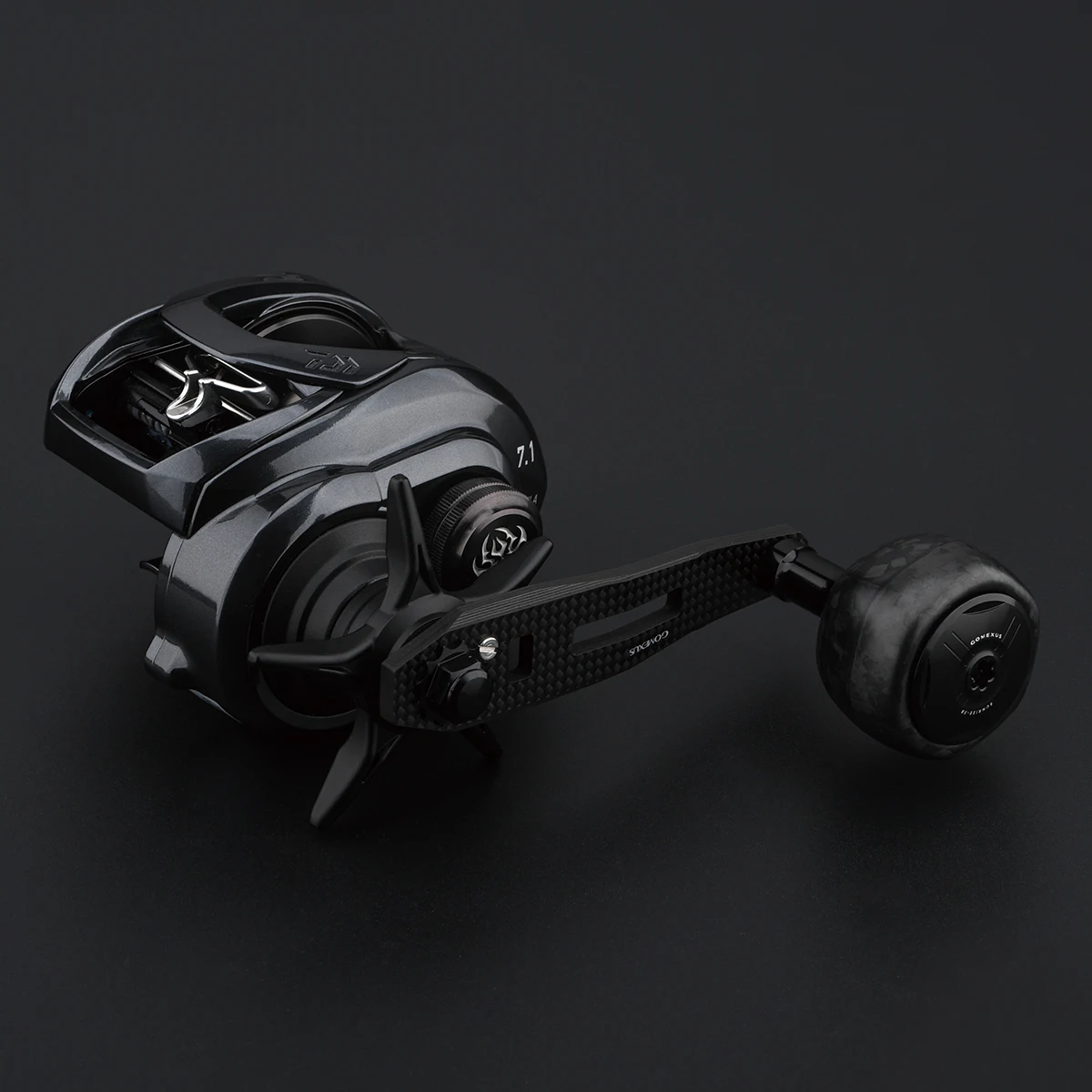 Mango de alimentación GOMEXUS para carrete de Baitcasting Shimano Cardiff Curado Calcutta Conquest Tranx Daiwa Zillion Lexa Okuma Komodo 75mm - imagen 5