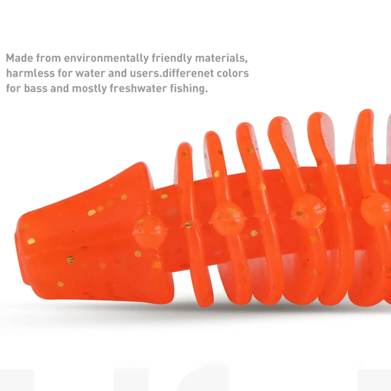 Señuelo de pesca suave, cebo Artificial de 90mm y 4,6g, cabeza de plantilla, gusano suave, Lucio, lubina, alta calidad, 5 unidades por lote - imagen 5