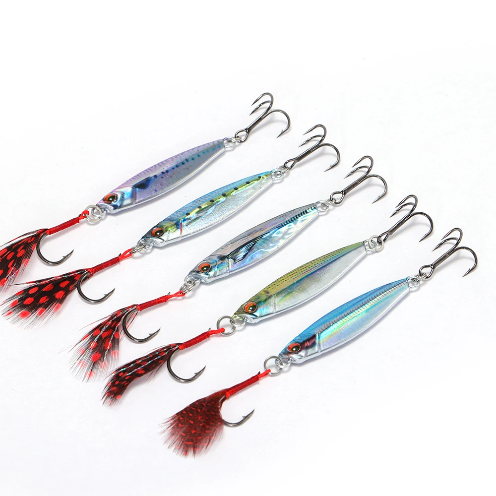 Estos coloridos señuelos de pesca están diseñados para una pesca efectiva y atractiva.