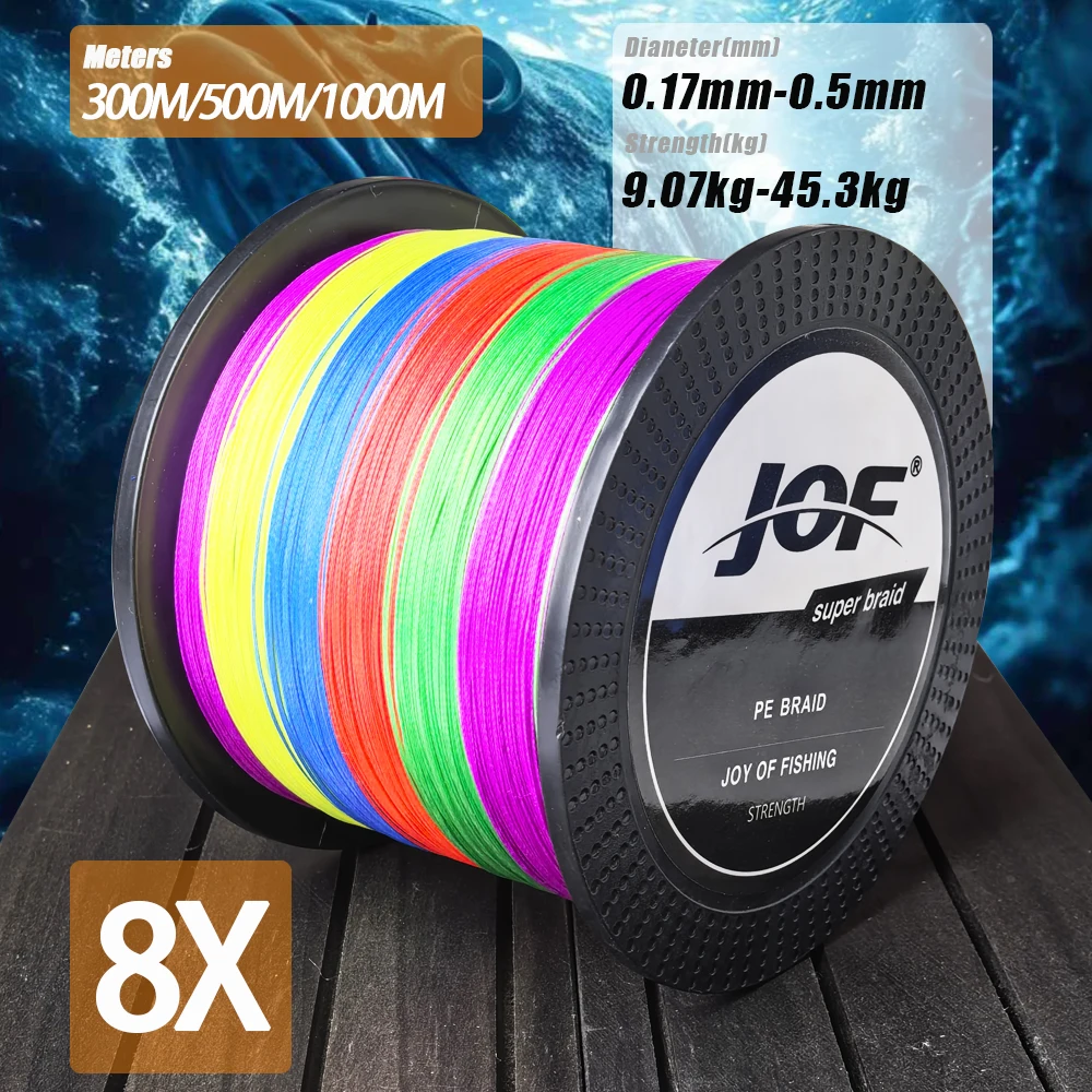 JOF PE X8 Línea de Pesca Trenzada – Suave y Duradera - imagen 3