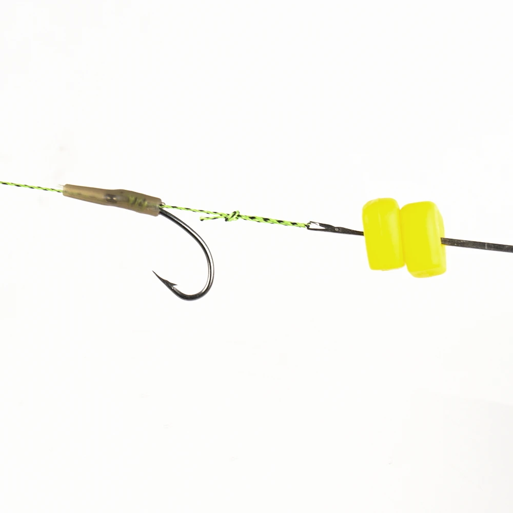 Hirisi-aparejos de pesca de carpa de acero rico en carbono, con anzuelos de púas, Boilies giratorios, hilo trenzado, accesorios de pesca de carpa - imagen 4