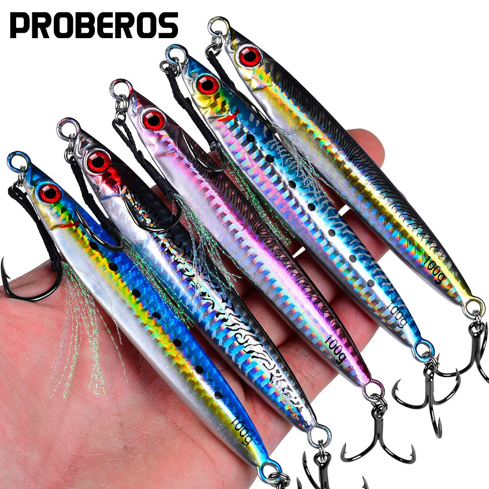 Plantilla lenta metálica de hundimiento rápido para jigging