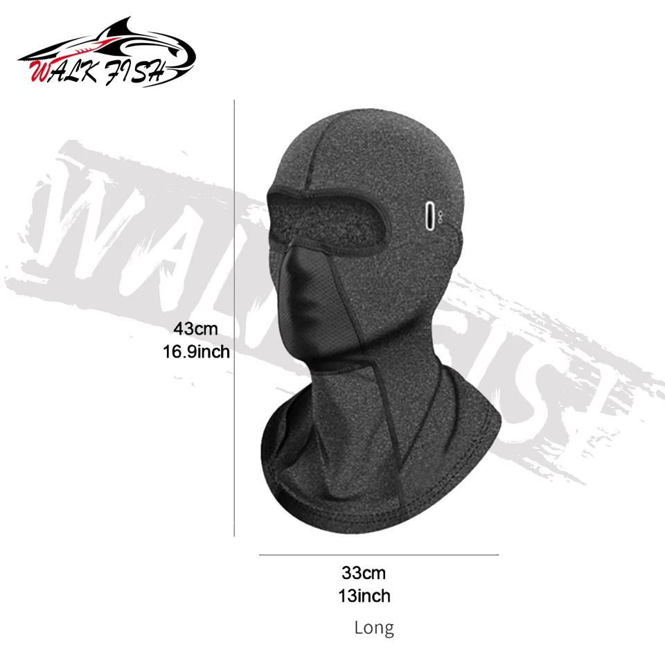 Pasamontañas de pesca a prueba de viento Unisex, máscara facial cálida para correr al aire libre, montar en bicicleta, sombreros cálidos, bufanda resistente al frío - imagen 3