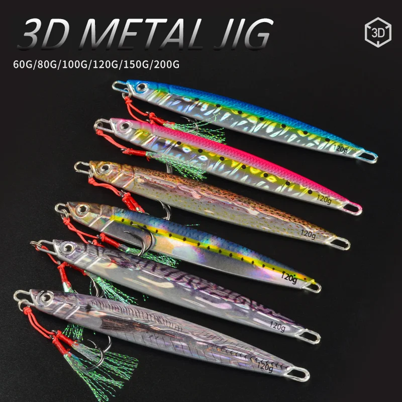 Plantilla de Metal 3D para jigging – Señuelo biomimético marino - imagen 2