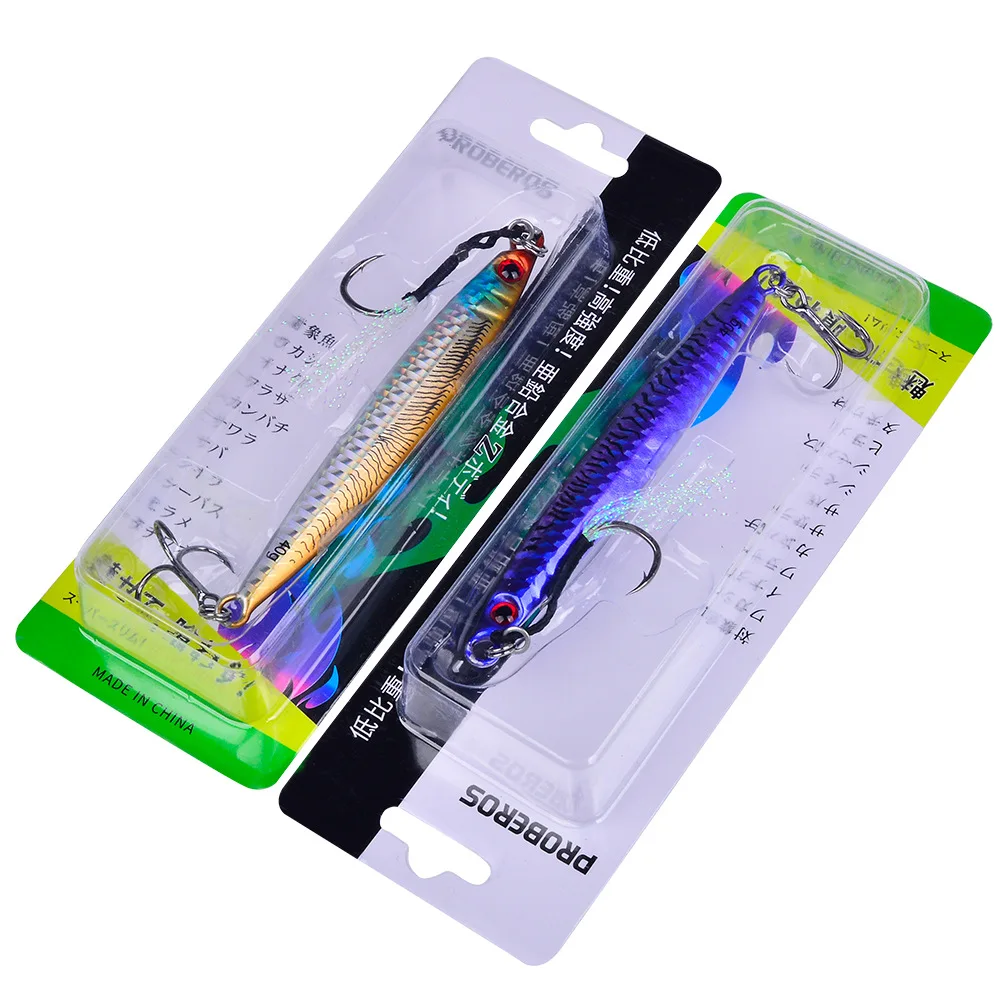 Metal Jig Lento de hundimiento rápido para pesca desde orilla - imagen 3