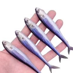 Señuelo de silicona Shad Swimbait 12,5 cm – Impresión 3D para lucio