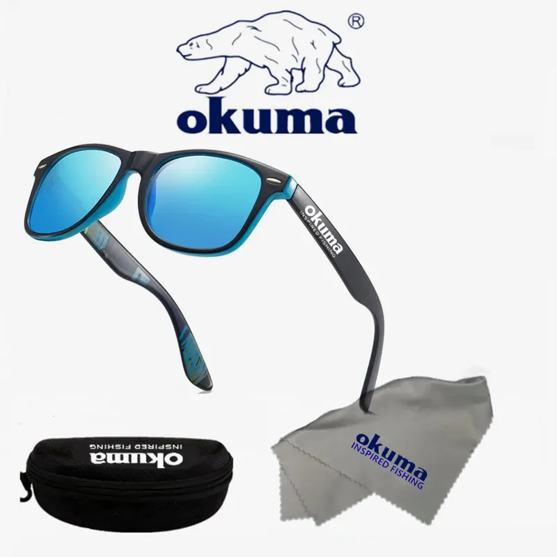 OKUMA gafas de sol polarizadas protección UV400 para hombres y mujeres caza al aire libre pesca conducción bicicleta gafas de sol caja opcional - imagen 2