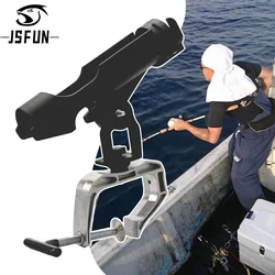 JSFUN-soporte de pesca direccional multifuncional, asiento giratorio, accesorios de pesca insertados diagonal, 1 ud.