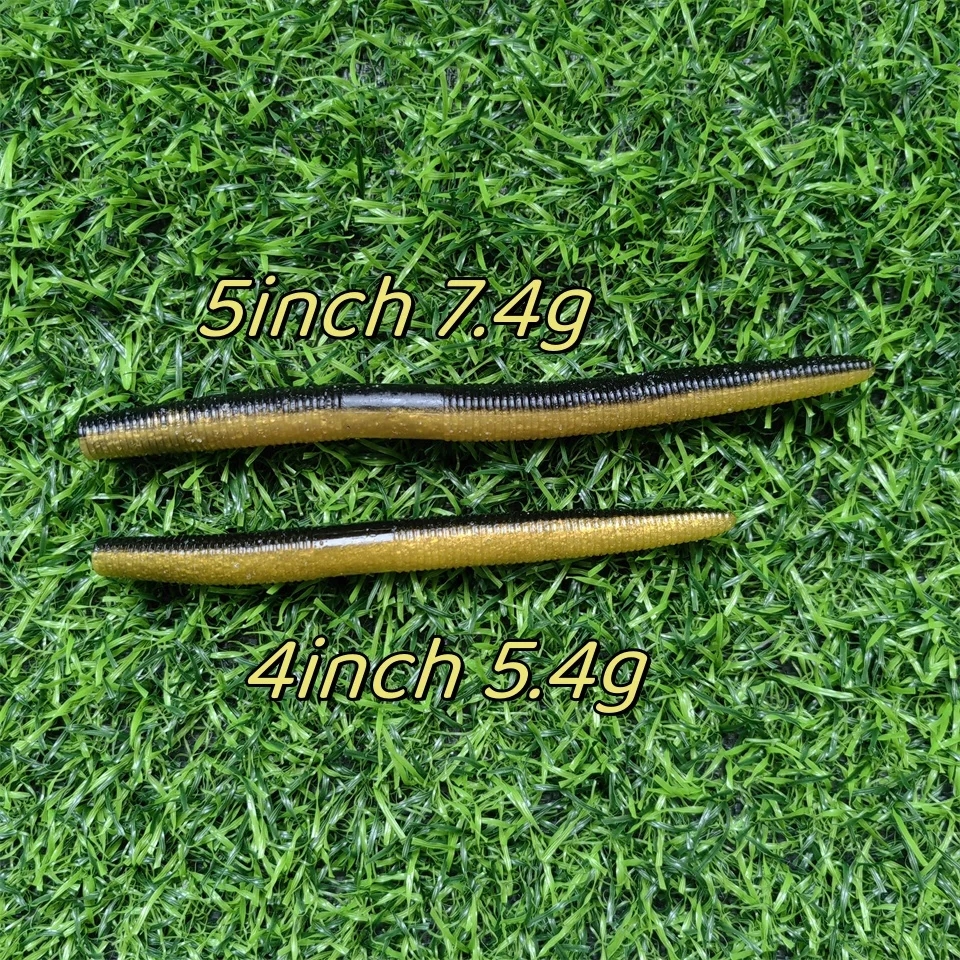 SWOLFY-señuelo de gusano Senko, cebo suave de 4 pulgadas/5 pulgadas, Leurre Souple, Wobblers para todos los peces, señuelo de Pesca de lubina - imagen 2