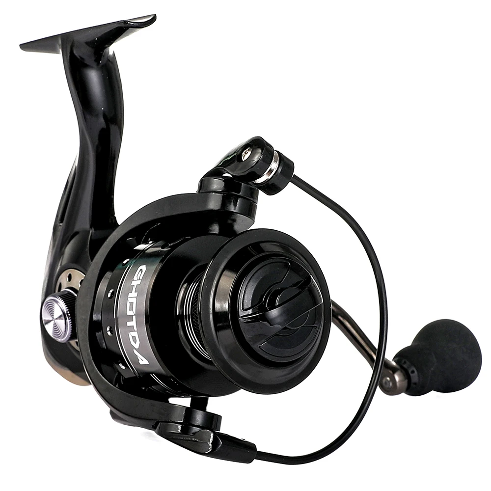 Carrete de pesca giratorio con indicación de alarma de mordida de pescado, arrastre frontal de 8KG, 2000: 1, 3000, 4000, 5000, 6000, 7000, 5,2 - imagen 5