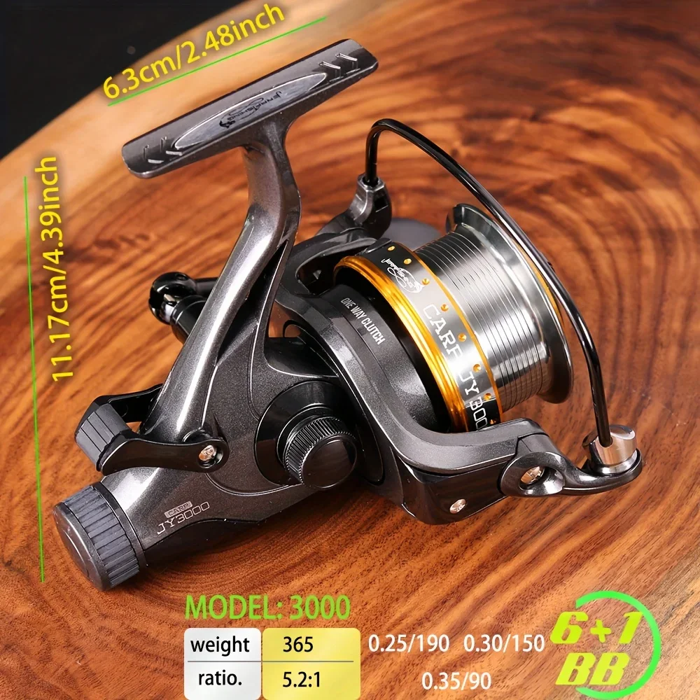 BAKAWA 2025 nuevo carrete de pesca giratorio 3000 4000 6000 rodamiento 6 + 1 carrete giratorio taza de Metal rueda de pesca giratoria carretes de pesca - imagen 4