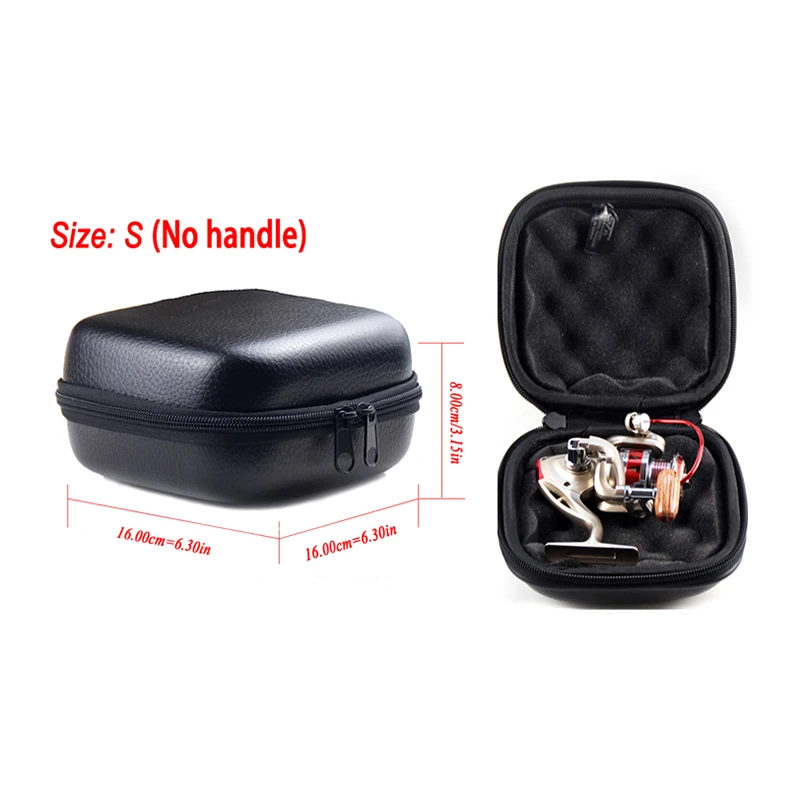 Bolsa de carrete de pesca a prueba de golpes, cubierta protectora de carrete giratorio impermeable, estuche de almacenamiento de aparejos de pesca para carrete giratorio - imagen 5