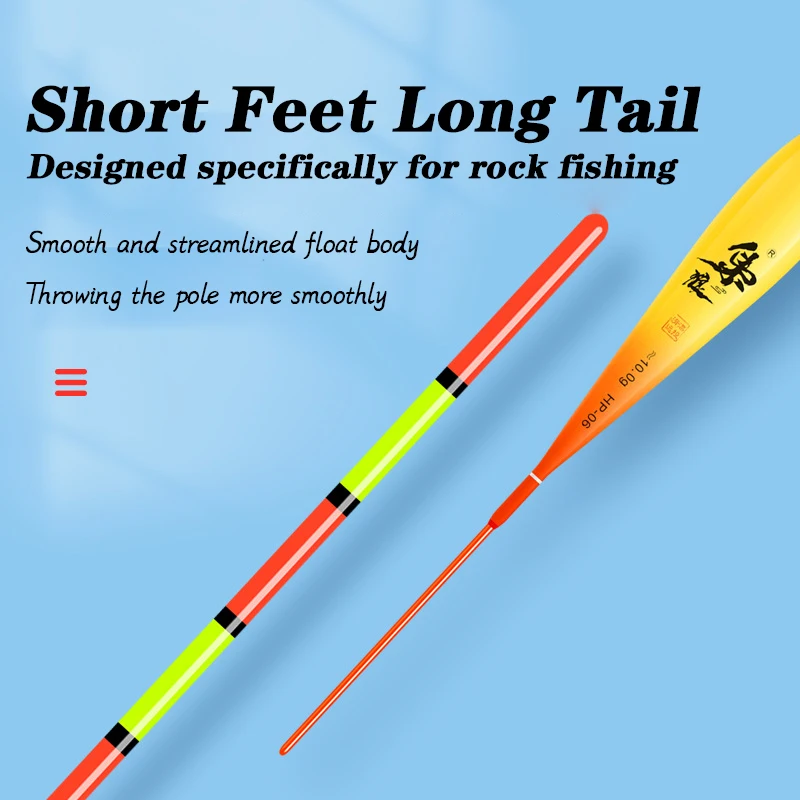 Flotador de pesca de 3 piezas, accesorio de pesca de largo alcance, llamativo, alta sensibilidad, para exteriores - imagen 2