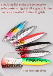 Señuelo Jigging Cuchara Metalica Con Triple Gancho Afilado 7-20g