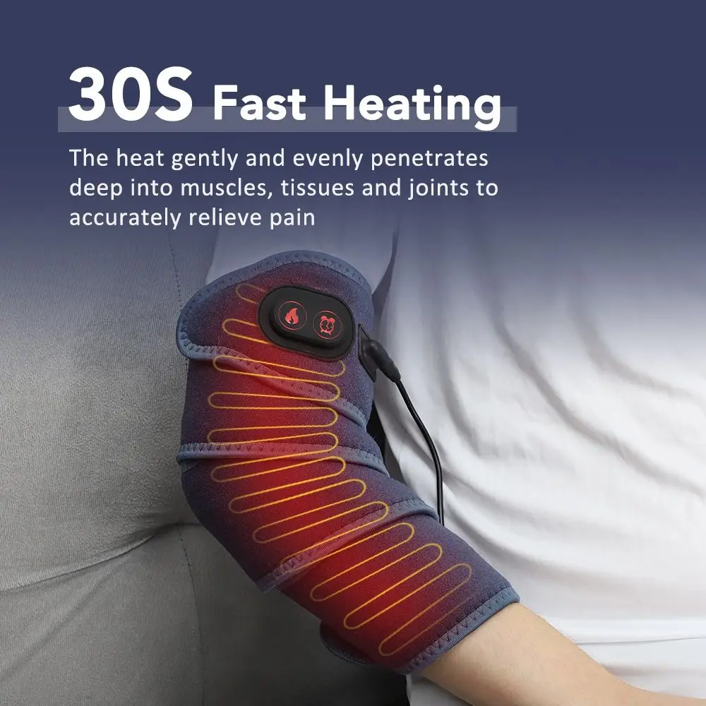Almohadilla calefactora portátil de 3 configuraciones de tiempo, 4 niveles de calefacción, almohadilla calefactora eléctrica, área calefactora grande, uso multifuncional - imagen 3