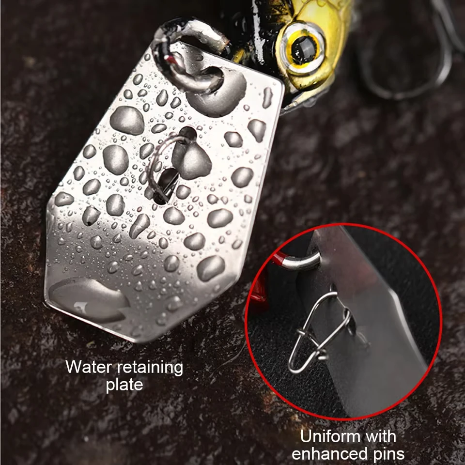 WALK FISH 10g 14g Chatterbait Spinner cebo Buzzbait plantilla de Metal señuelo carpa lubina trucha Wobbler cebo hoja Jig bailarina Pesca - imagen 3