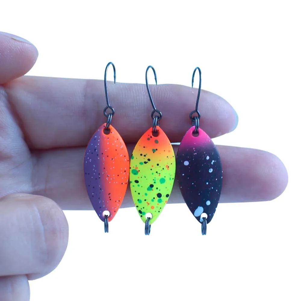 Spoonbait Cuchara de cobre con brillo UV – Señuelo para trucha y lubina