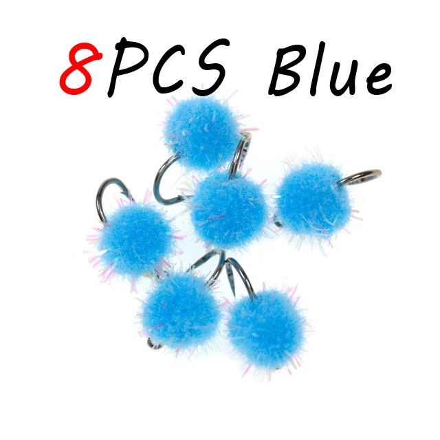 B 8PCS Blue