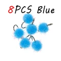 B 8PCS Blue