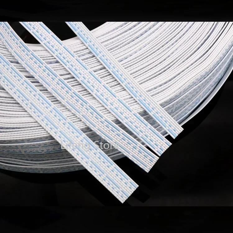 Cableado de electrones UL2468 24AWG, 6, 7, 8, 9, 10, 12 pines, Cable de conexión de alimentación extendida, línea de cobre aislada de PVC, núcleos múltiples en azul y blanco - imagen 5