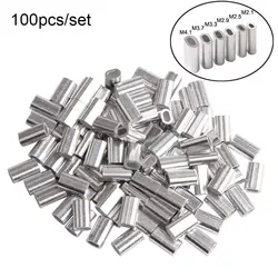 Manguitos de engarzado de aluminio ovalados – Doble línea 1,0-2,0mm