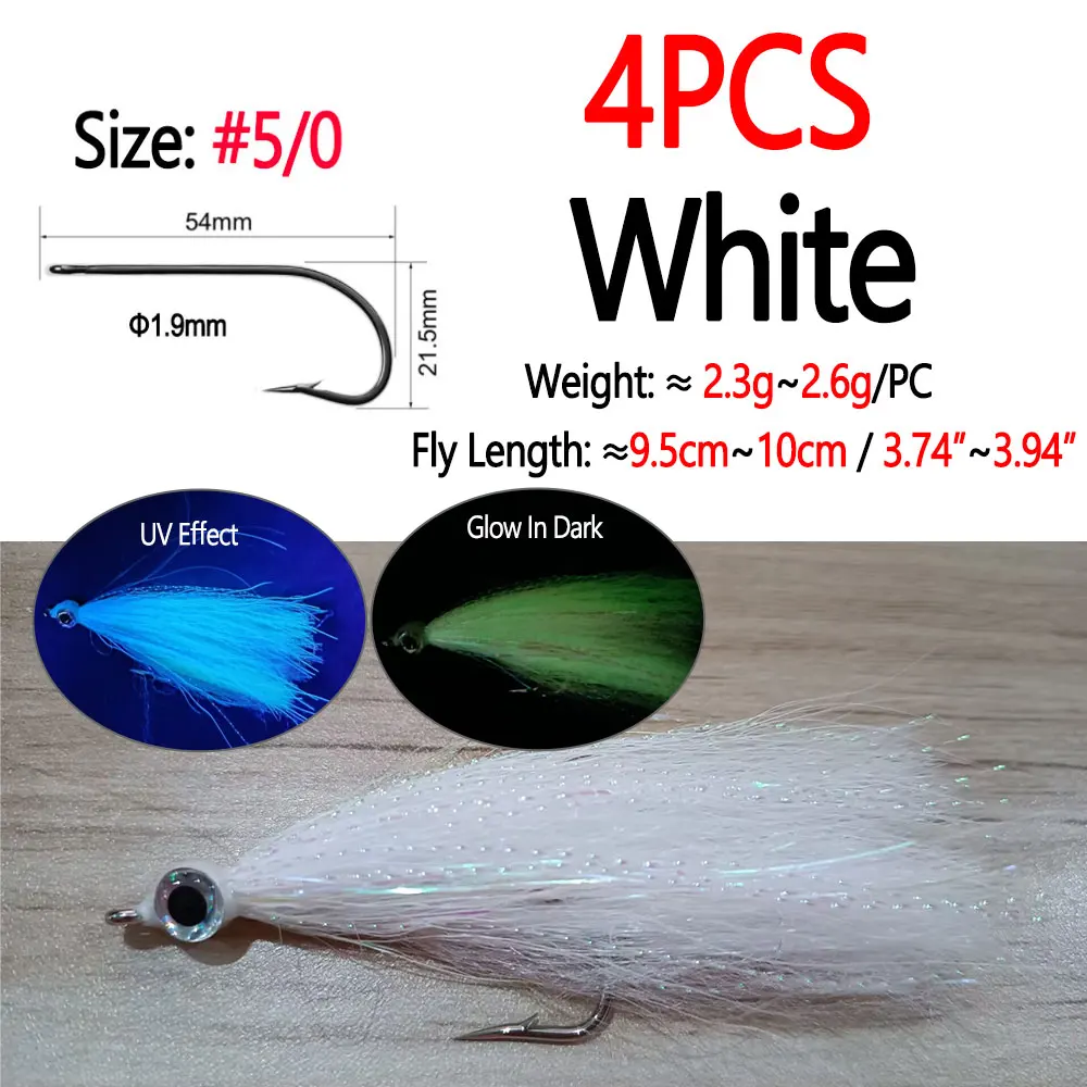 4PCS White
