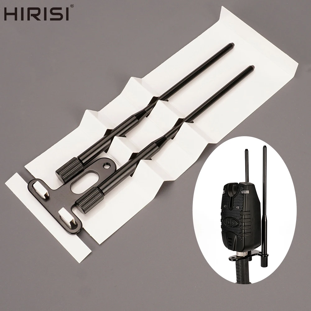 Hirisi-barras de pesca de carpa, orejas de aleación de aluminio para alarmas de mordida, a prueba de viento, anticaída, aparejos de pesca SN5
