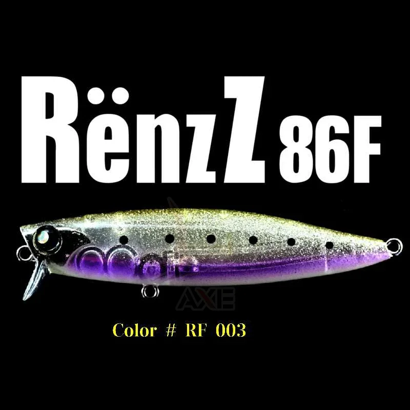 Riel de cebo duro importado Studio RenzZ 86F, flotante, Mino poco profundo, lubina marina con boca que resalta - imagen 4