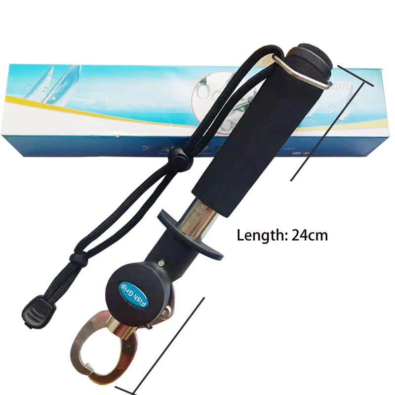 Pinza de Pesca Profesional Portátil, Agarrador de Labios de Peces, Alicates Plegables, Equipo de Pesca Kt con Atrapapeces - imagen 3