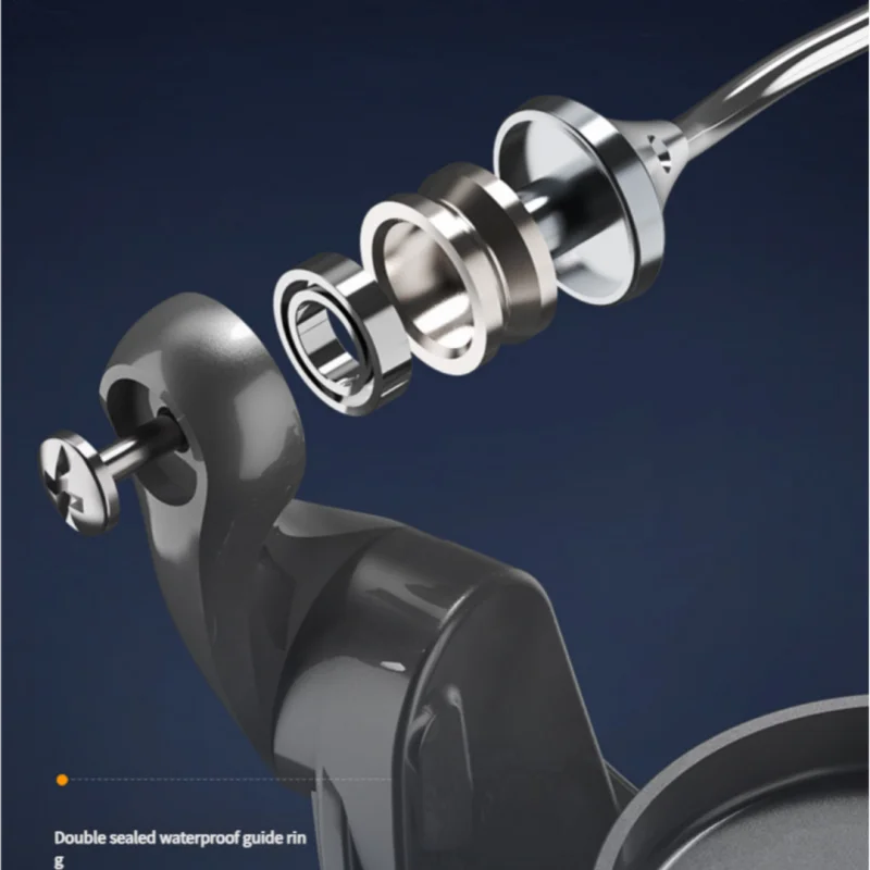 Carrete giratorio Mavllos Soldier para lubina de agua salada, relación 5,2: 1, potencia de arrastre 6-10kg, 1000-4000, carrete de pesca de carpa de gran capacidad de línea - imagen 4