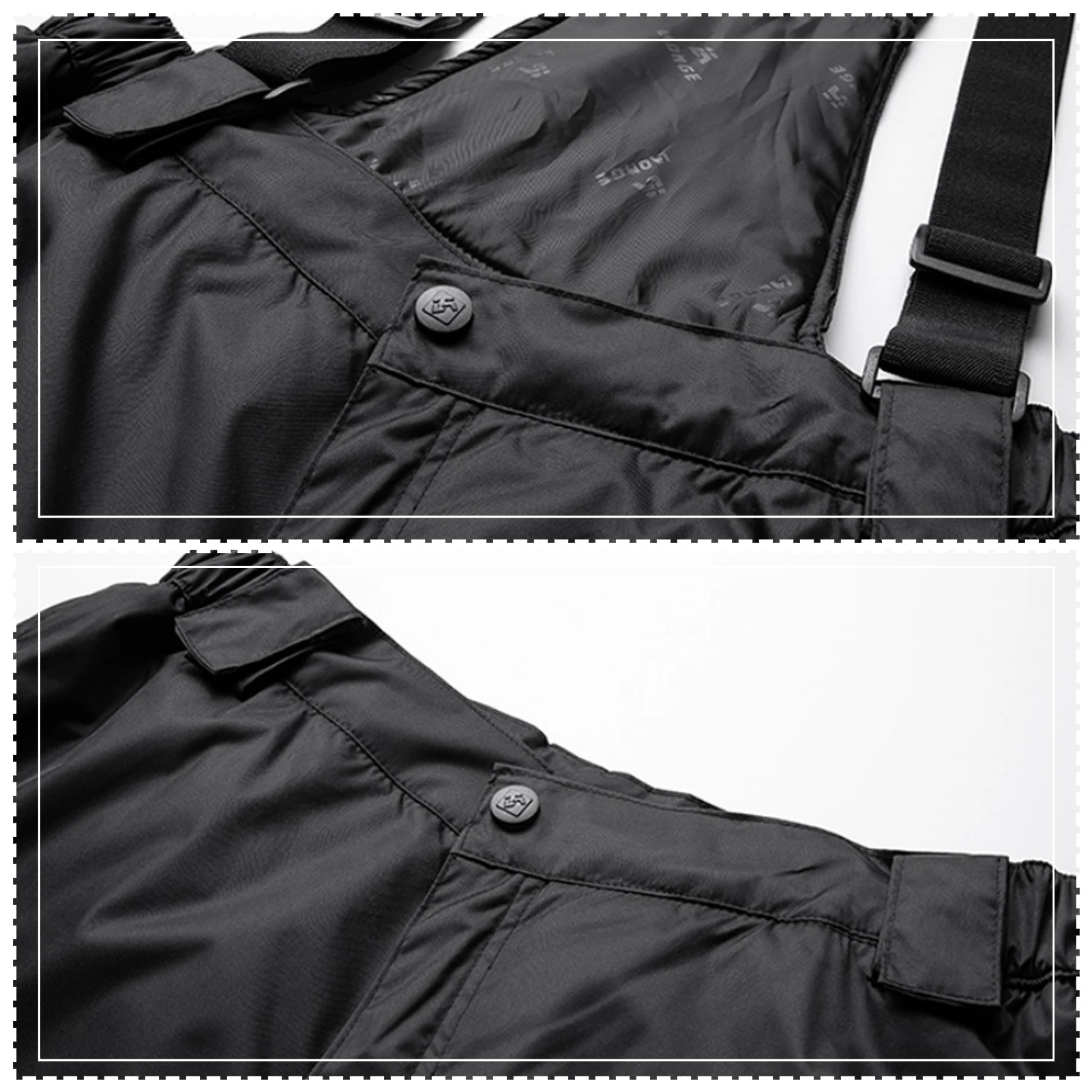 Traje de nieve infantil cálido con capucha y pantalón impermeable