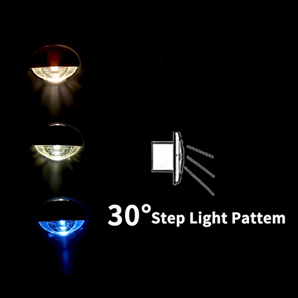 Luz LED de cortesía para barco, lámpara impermeable para yate, RV, caravana, accesorios marinos, blanco frío, blanco cálido, azul - imagen 4