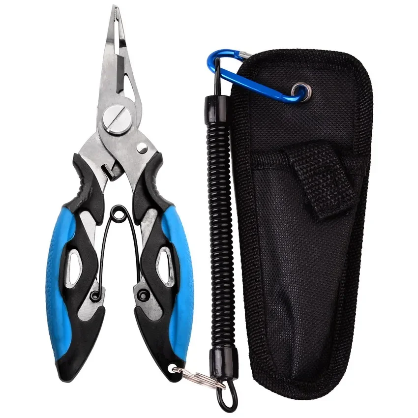 Alicates pesca multifunción acero inoxidable cortador removedor - imagen 4