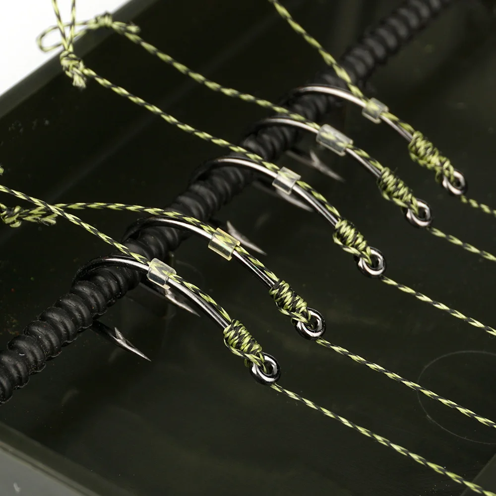 Hirisi-caja organizadora de pesca de carpa, caja de almacenamiento portátil para aparejos de pesca con espuma EVA, enrollador de sedal, accesorios de pesca W537 - imagen 4