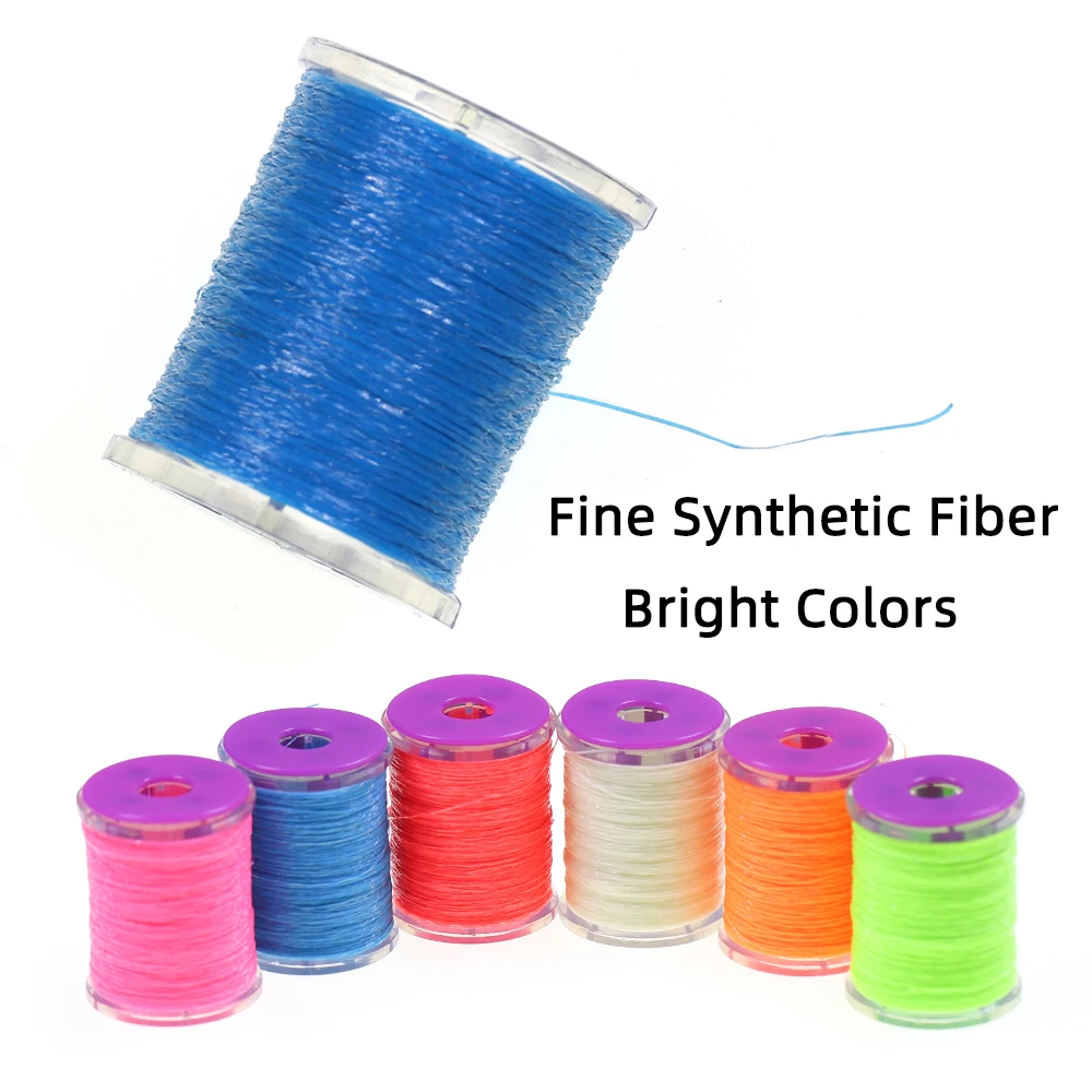 Wifreo-anzuelo de ayuda de oropel luminoso, 6 colores, plantilla, señuelo, aparejo Sabiki, Streamer, Midge, Ninfa, cuerpo, ala, piernas, cola, atado de moscas, Material - imagen 5