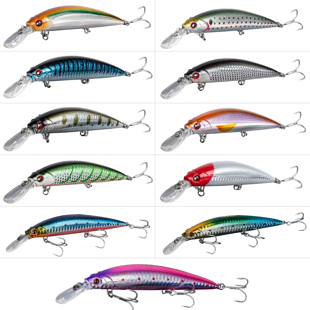 NOEBY-Señuelos de Pesca de pececillo, cebo duro Artificial de 110mm, 36g, hundimiento de 0,2-3m, Jerkbait Wobbler, lubina de mar, Lucio, aparejos de pesca de invierno - imagen 3
