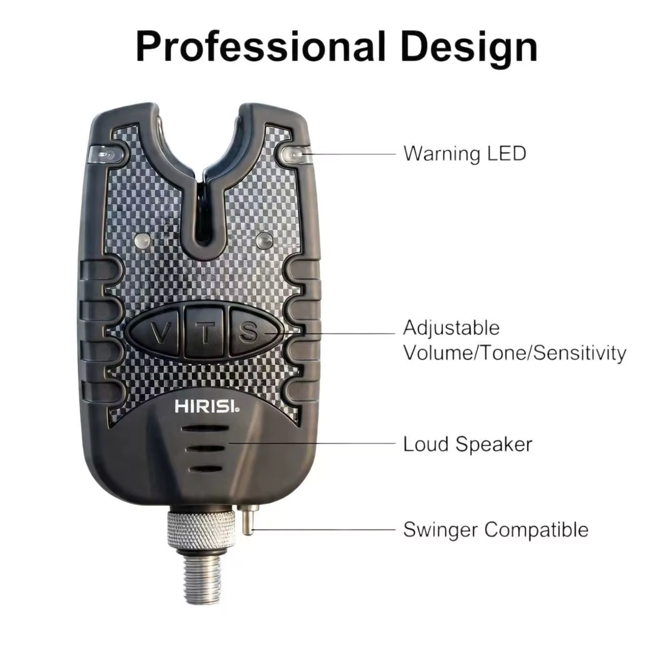Alarma de Mordida LED Azul para Carpa – Resistente con Swinger - imagen 4