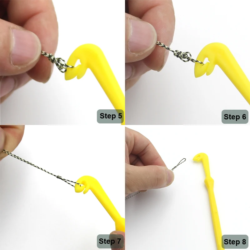 Herramientas de pesca de carpa, 5 uds., Tyer de bucle, sedal de pesca, recolector de nudos, ganchos alimentadores para Terminal de pesca de carpa, accesorios de equipo de aparejos - imagen 5
