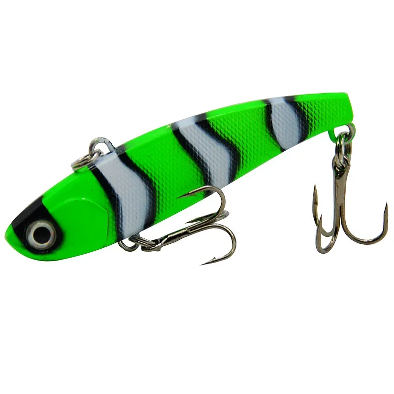 MUKUN-señuelo de pesca con vibración que se hunde, 6CM, 10G, cebo duro Artificial VIB, pesca en hielo en invierno, Lucio, aparejos de cebo Isca Pech - imagen 5