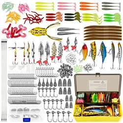 Kit de pesca Free Fisher con vinilos, cucharillas y plomos