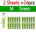 2 Sheets Green M