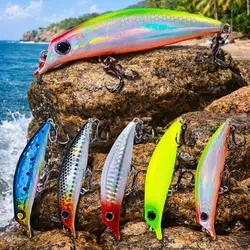 Señuelo Minnow Jerkbait de lanzamiento largo para lubina y lucio