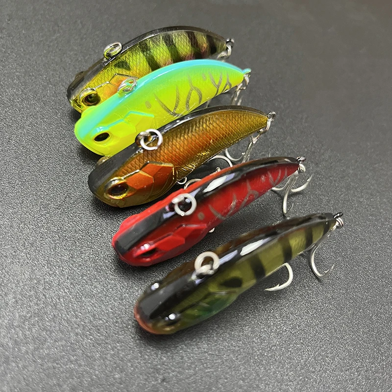 Señuelos vibratorios hundidos de fundición larga, 52mm, 14g, Popper Crankbait VIB, cebo Artificial para agua salada, accesorios de pesca de agua dulce - imagen 5
