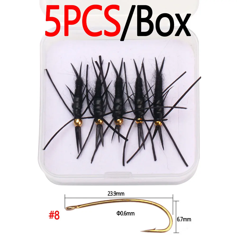 5pcs flies with Box