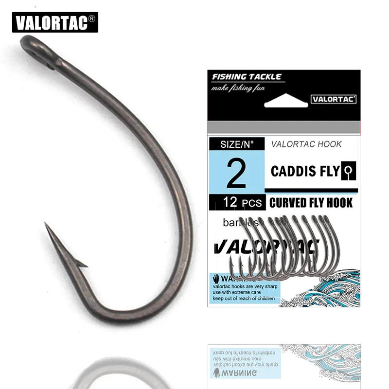 Anzuelo mosca curvo – Vástago plano con teflón para carpa - imagen 3