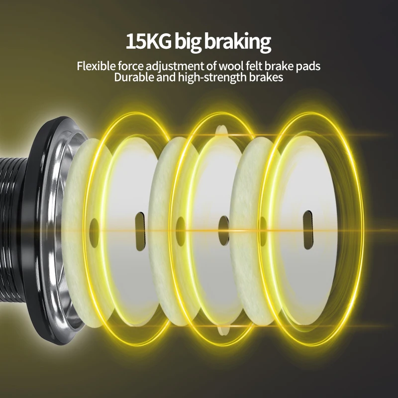 DEUKIO, nuevo carrete de pesca giratorio, marco de Metal ultraligero, carretes de pesca de alta velocidad lisos y resistentes para agua dulce y salada - imagen 5