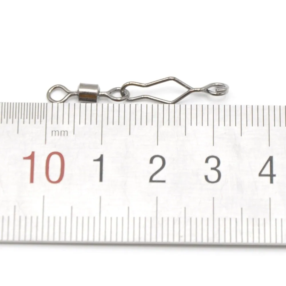 30 Uds. Clips de velocidad de pesca de cambio rápido, alta resistencia, resistente a la corrosión, gancho de señuelo de agua salada de alta resistencia - imagen 3