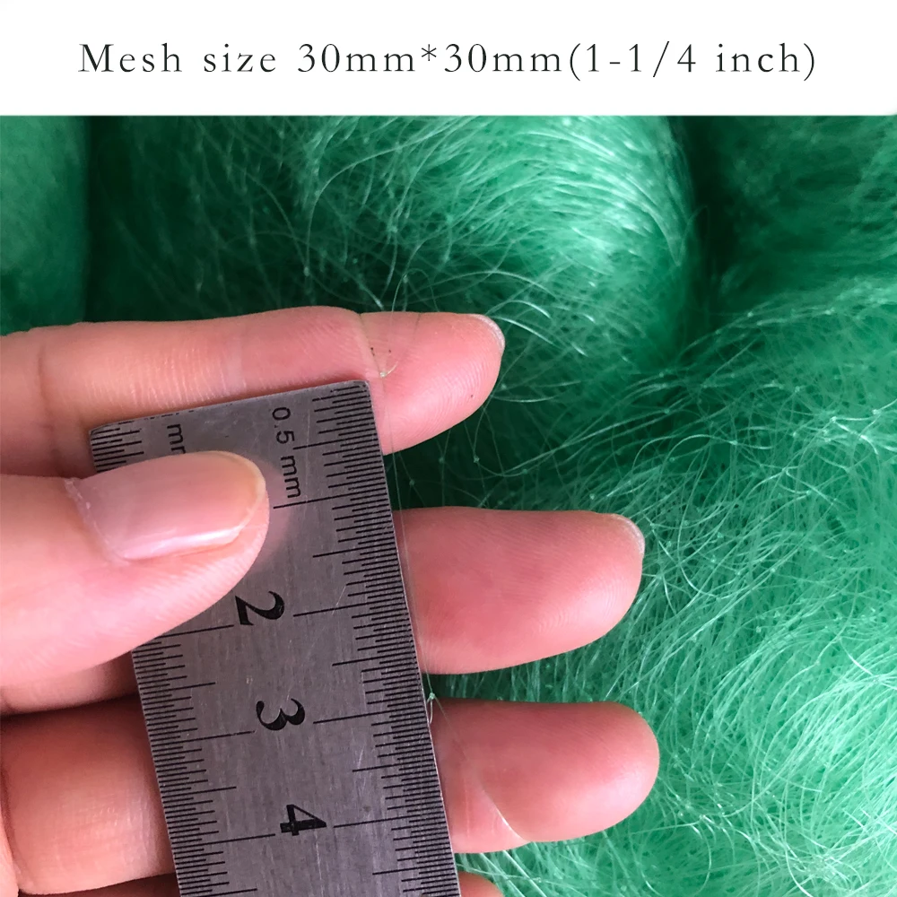 POUI COME DERAM-monofilamento de nailon, productos semiacabados, hilo de red de pesca de 0,15mm, tamaño de malla de 30mm, accesorios de red - imagen 5