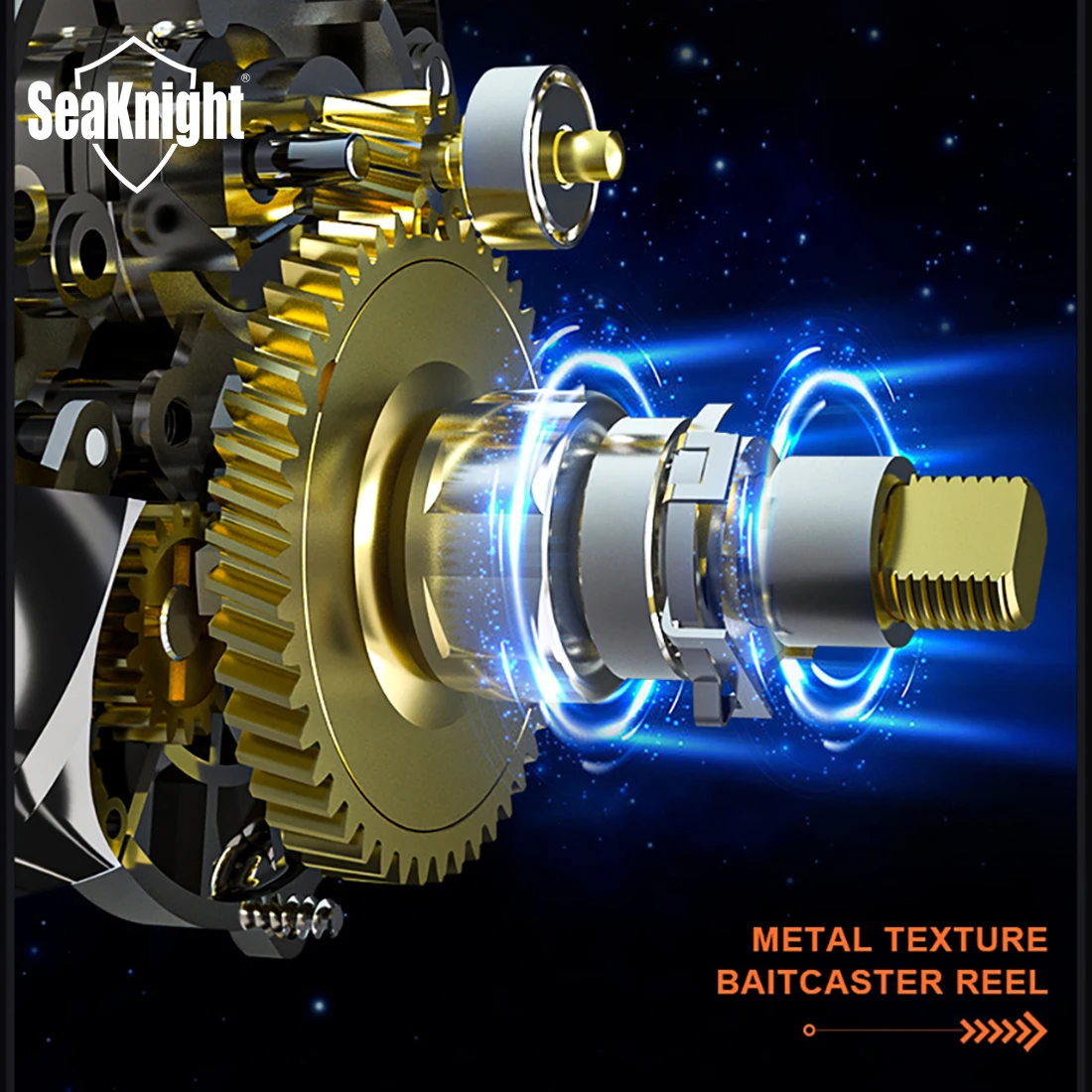 Seaknight Carrete Lubina CNC Aluminio – Pesca Marina - imagen 3